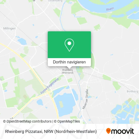 Rheinberg Pizzataxi Karte