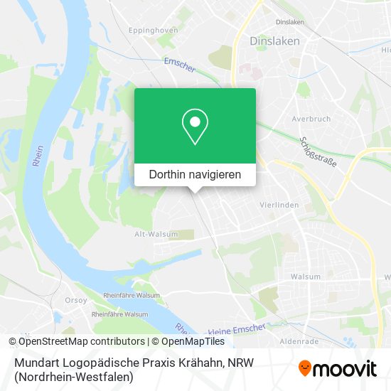 Mundart Logopädische Praxis Krähahn Karte