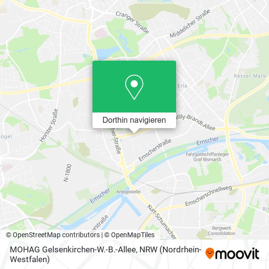 MOHAG Gelsenkirchen-W.-B.-Allee Karte