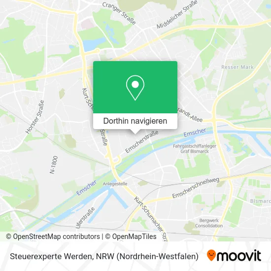 Steuerexperte Werden Karte