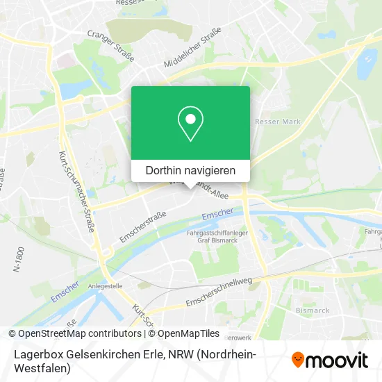 Lagerbox Gelsenkirchen Erle Karte