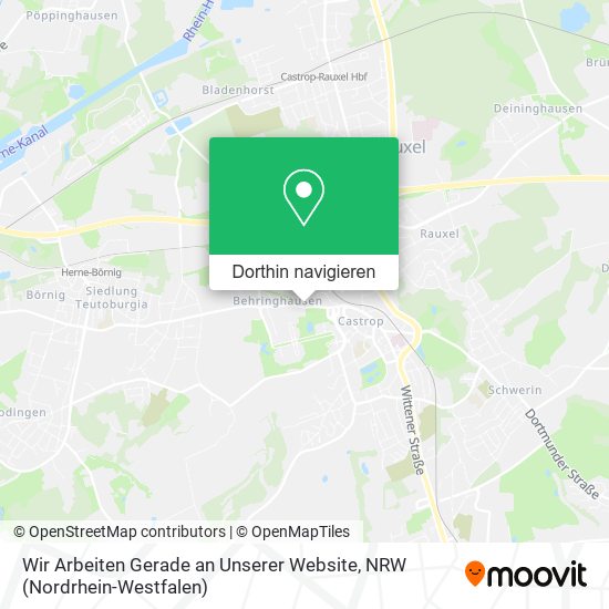 Wir Arbeiten Gerade an Unserer Website Karte