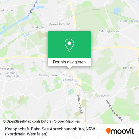 Knappschaft-Bahn-See Abrechnungsbüro Karte