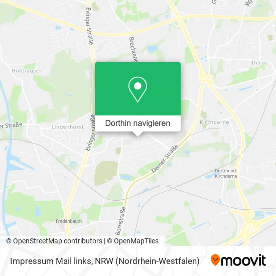 Impressum Mail links Karte