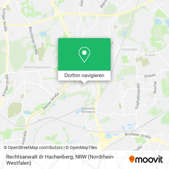 Rechtsanwalt dr Hachenberg Karte