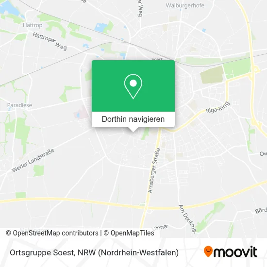 Ortsgruppe Soest Karte