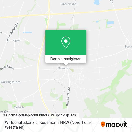 Wirtschaftskanzlei Kussmann Karte