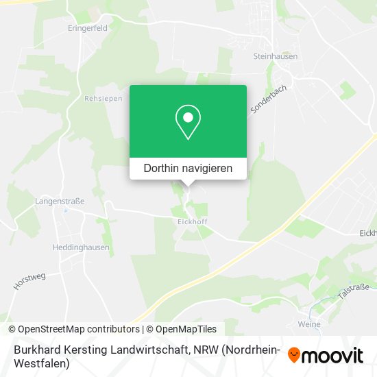 Burkhard Kersting Landwirtschaft Karte