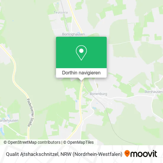 Qualit Ątshackschnitzel Karte