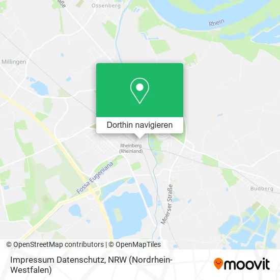 Impressum Datenschutz Karte