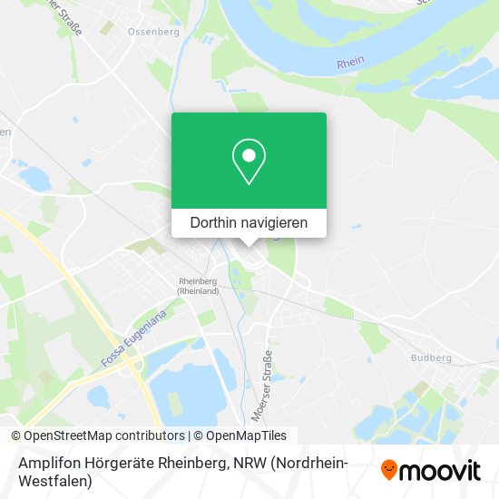 Amplifon Hörgeräte Rheinberg Karte