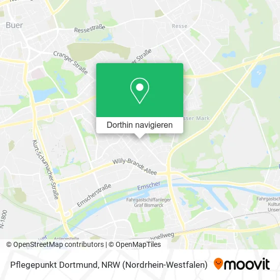 Pflegepunkt Dortmund Karte