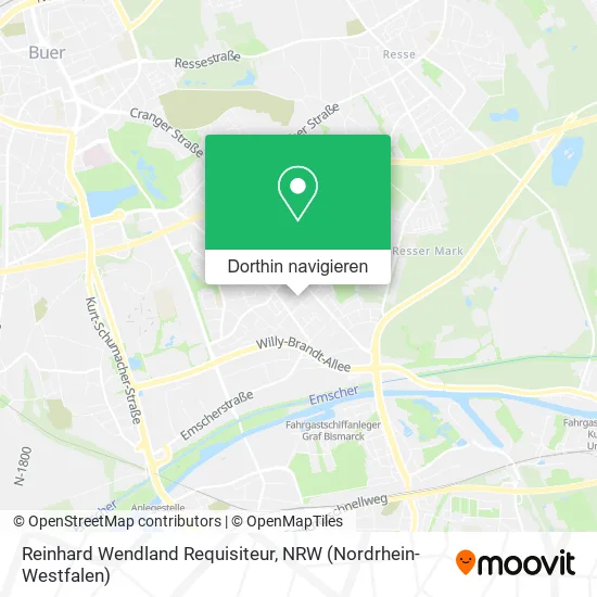 Reinhard Wendland Requisiteur Karte