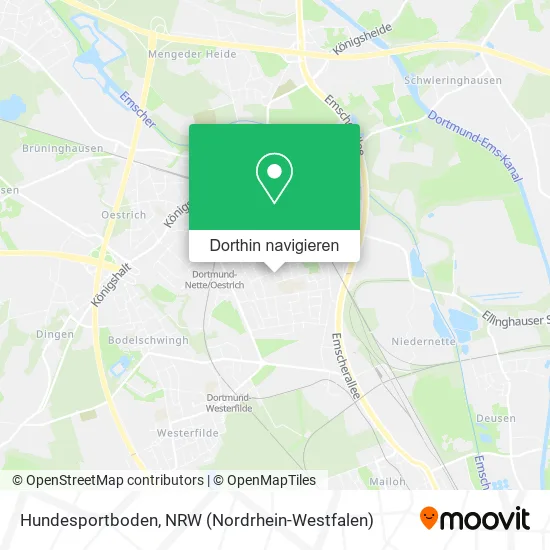 Hundesportboden Karte