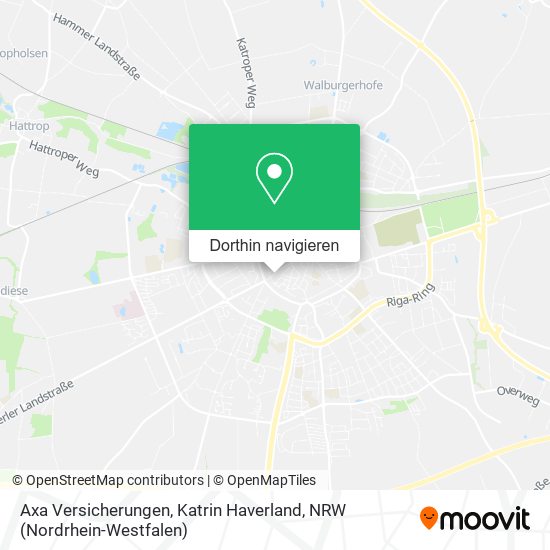 Axa Versicherungen, Katrin Haverland Karte