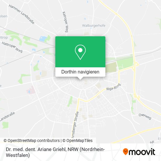 Dr. med. dent. Ariane Griehl Karte