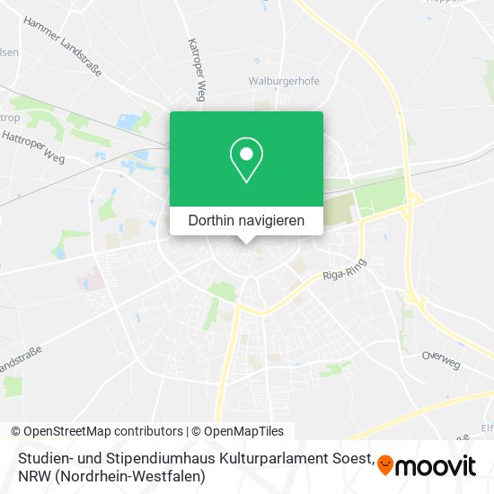 Studien- und Stipendiumhaus Kulturparlament Soest Karte