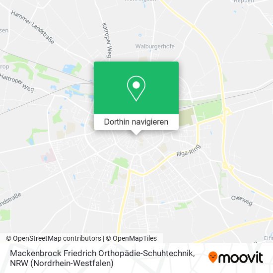 Mackenbrock Friedrich Orthopädie-Schuhtechnik Karte