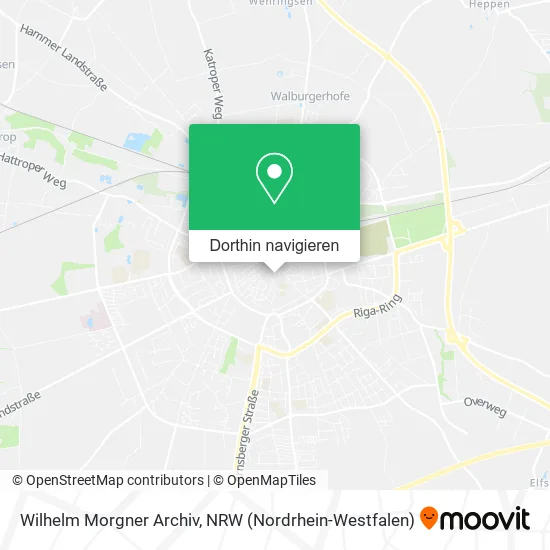 Wilhelm Morgner Archiv Karte