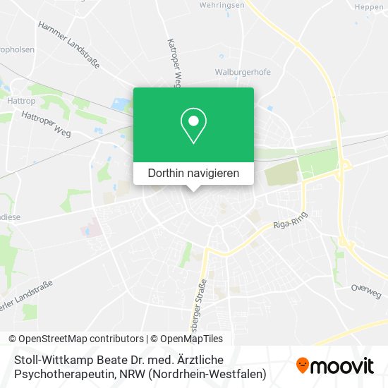 Stoll-Wittkamp Beate Dr. med. Ärztliche Psychotherapeutin Karte