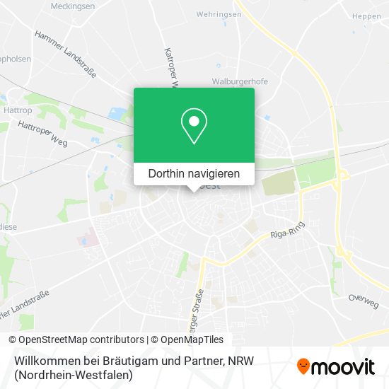Willkommen bei Bräutigam und Partner Karte