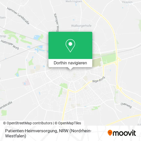 Patienten-Heimversorgung Karte