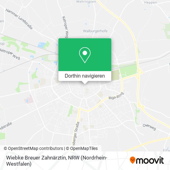 Wiebke Breuer Zahnärztin Karte