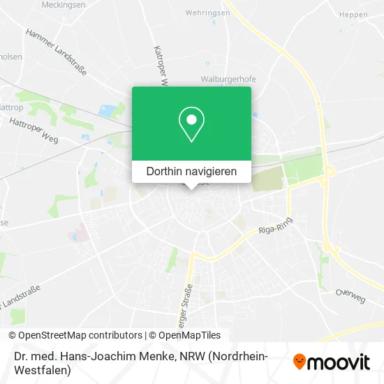 Dr. med. Hans-Joachim Menke Karte