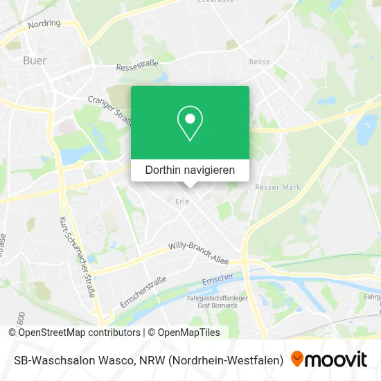 SB-Waschsalon Wasco Karte