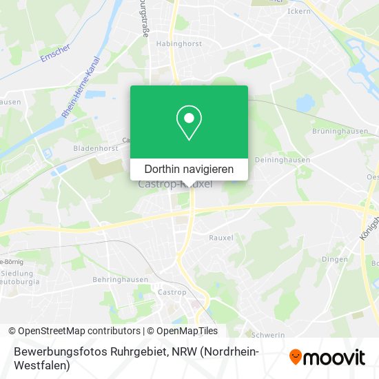 Bewerbungsfotos Ruhrgebiet Karte