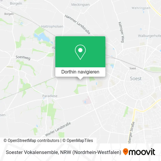 Soester Vokalensemble Karte