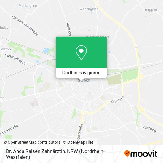 Dr. Anca Ralsen Zahnärztin Karte