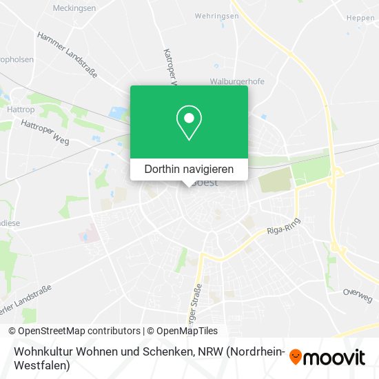 Wohnkultur Wohnen und Schenken Karte