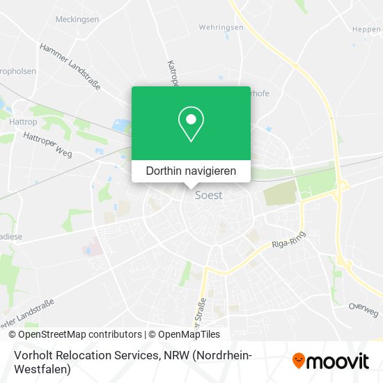 Vorholt Relocation Services Karte