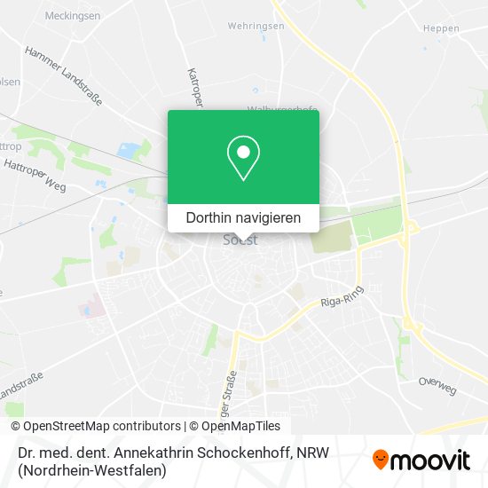 Dr. med. dent. Annekathrin Schockenhoff Karte