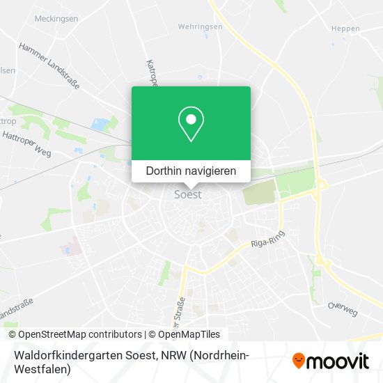 Waldorfkindergarten Soest Karte