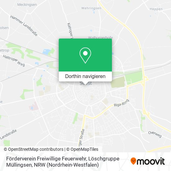 Förderverein Freiwillige Feuerwehr, Löschgruppe Müllingsen Karte