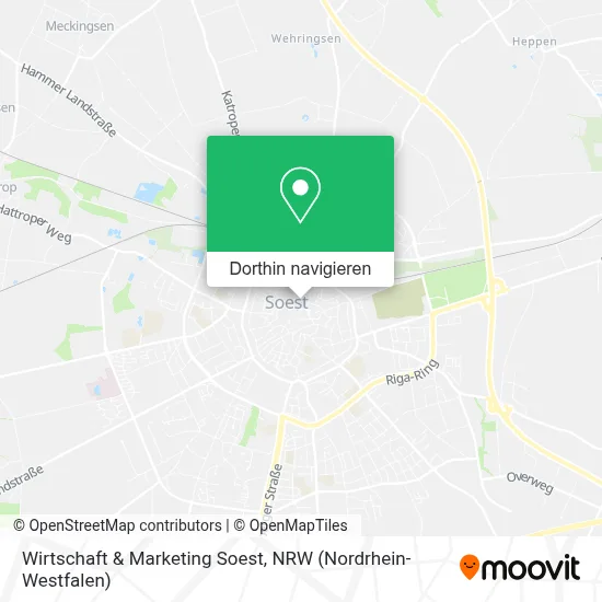 Wirtschaft & Marketing Soest Karte