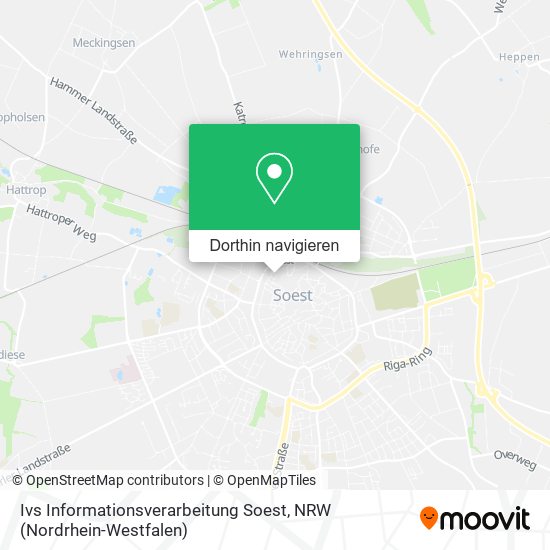 Ivs Informationsverarbeitung Soest Karte