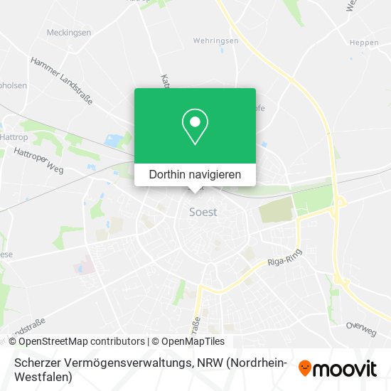 Scherzer Vermögensverwaltungs Karte