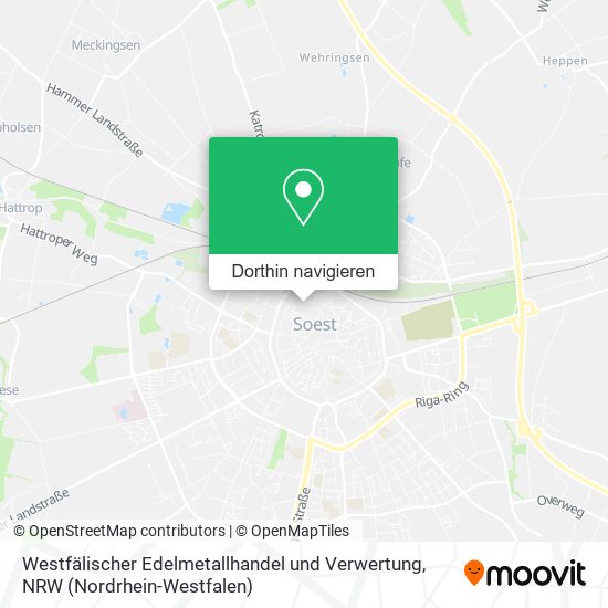 Westfälischer Edelmetallhandel und Verwertung Karte