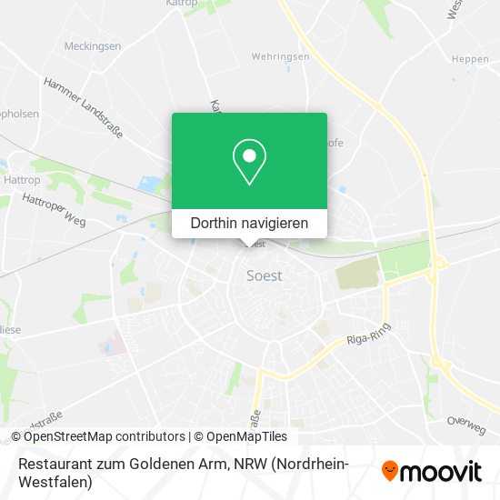 Restaurant zum Goldenen Arm Karte