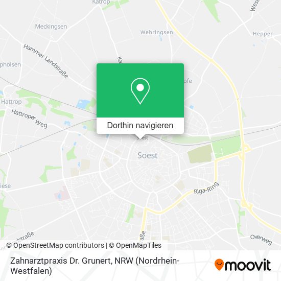 Zahnarztpraxis Dr. Grunert Karte
