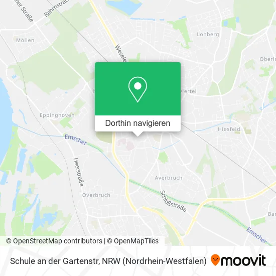 Schule an der Gartenstr Karte