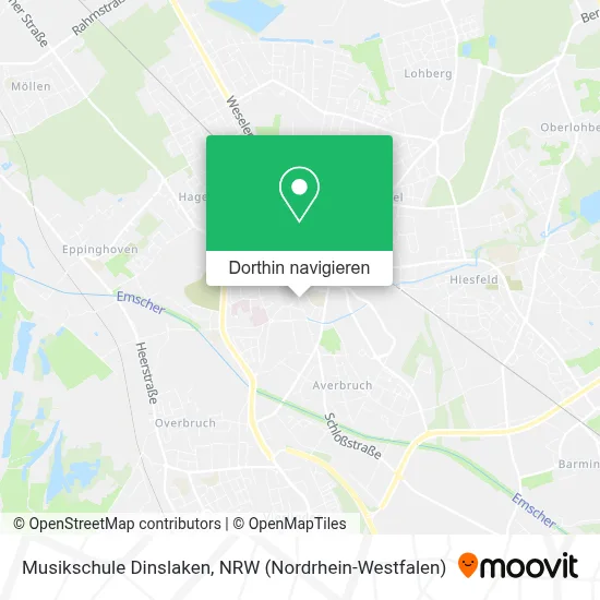 Musikschule Dinslaken Karte
