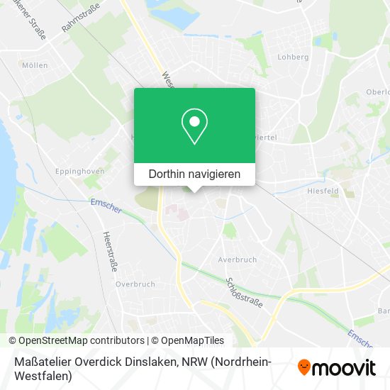 Maßatelier Overdick Dinslaken Karte