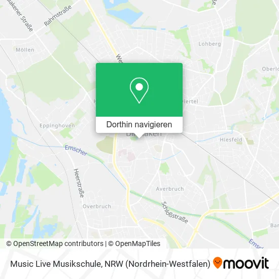 Music Live Musikschule Karte