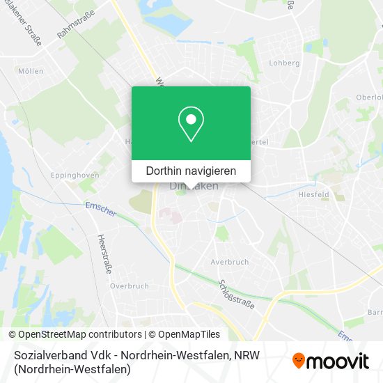 Sozialverband Vdk - Nordrhein-Westfalen Karte