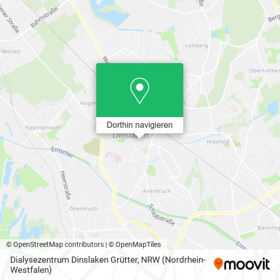Dialysezentrum Dinslaken Grütter Karte
