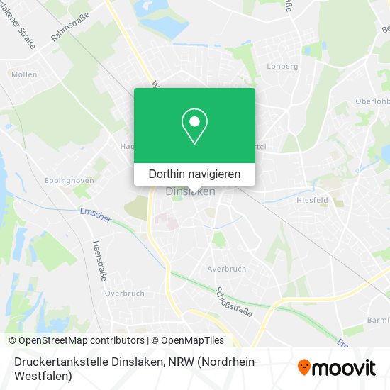 Druckertankstelle Dinslaken Karte